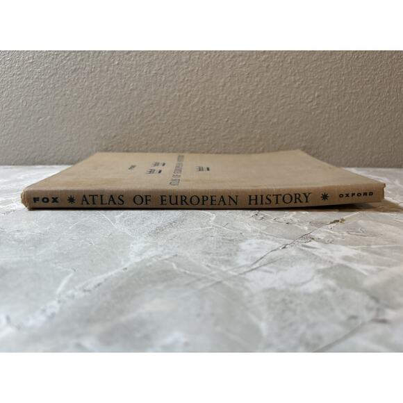 Atlas of European History by‎ Fox HC 1957 1st Ed Free Shipping VINTAGE - Picture 8 of 8